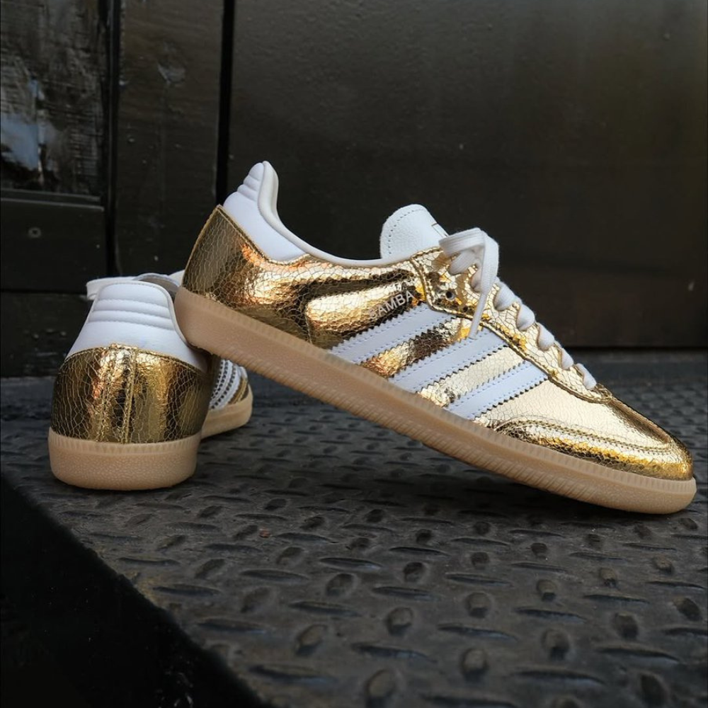 Adidas Samba Metallic Gold