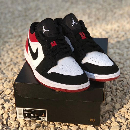 Jordan 1 Low Bread Toe White/Black