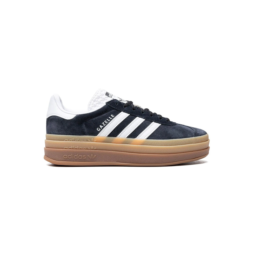 Adidas Gazelle Bold Black White Gum