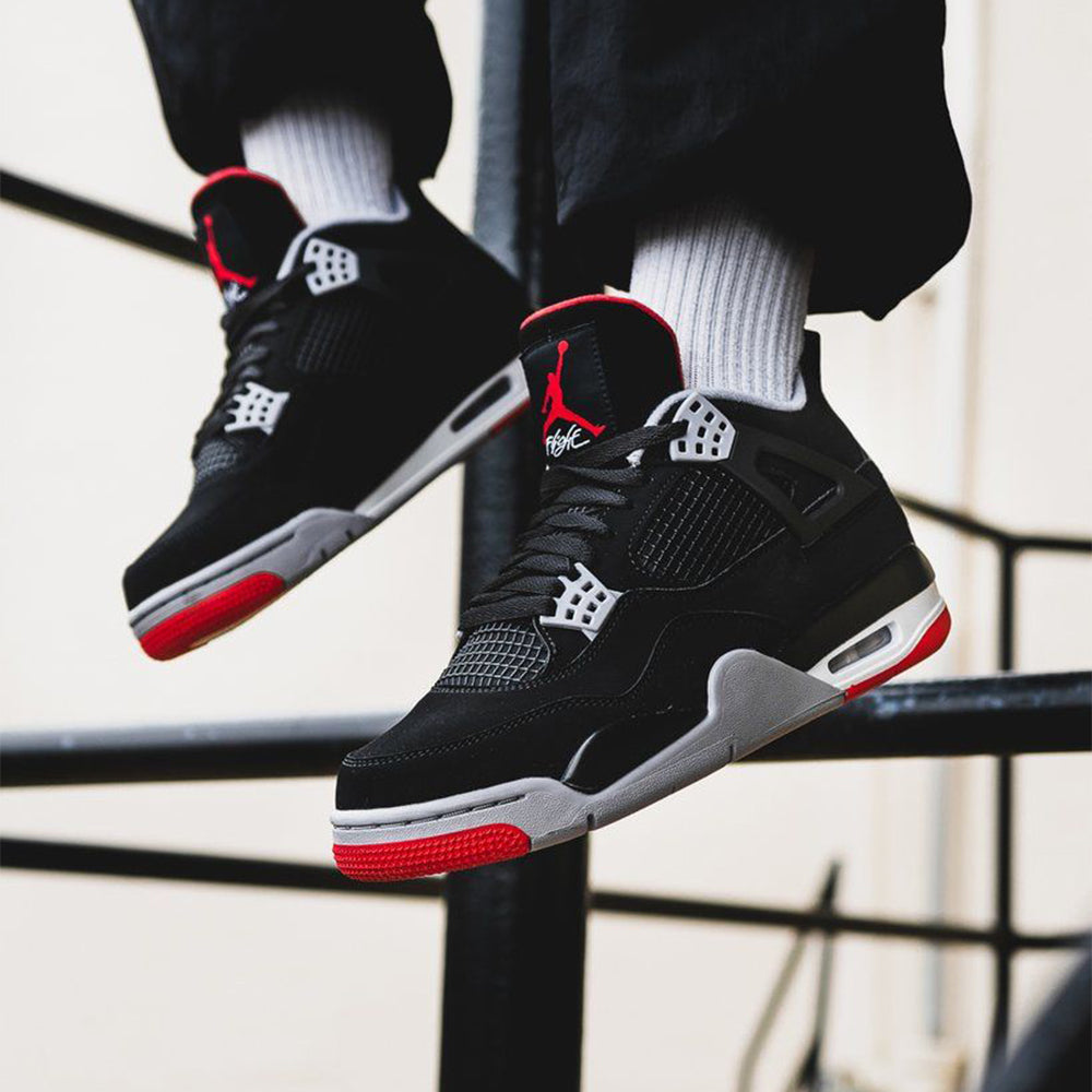 Air Jordan 4 Retro Bred Reimagined leather