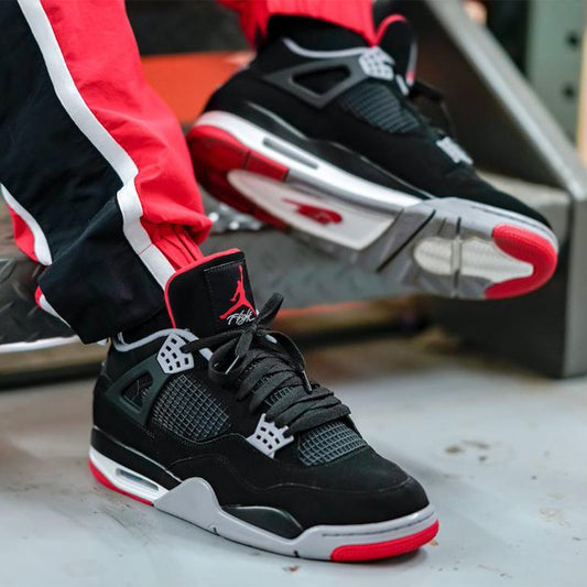 Air Jordan 4 Retro Bred Reimagined leather