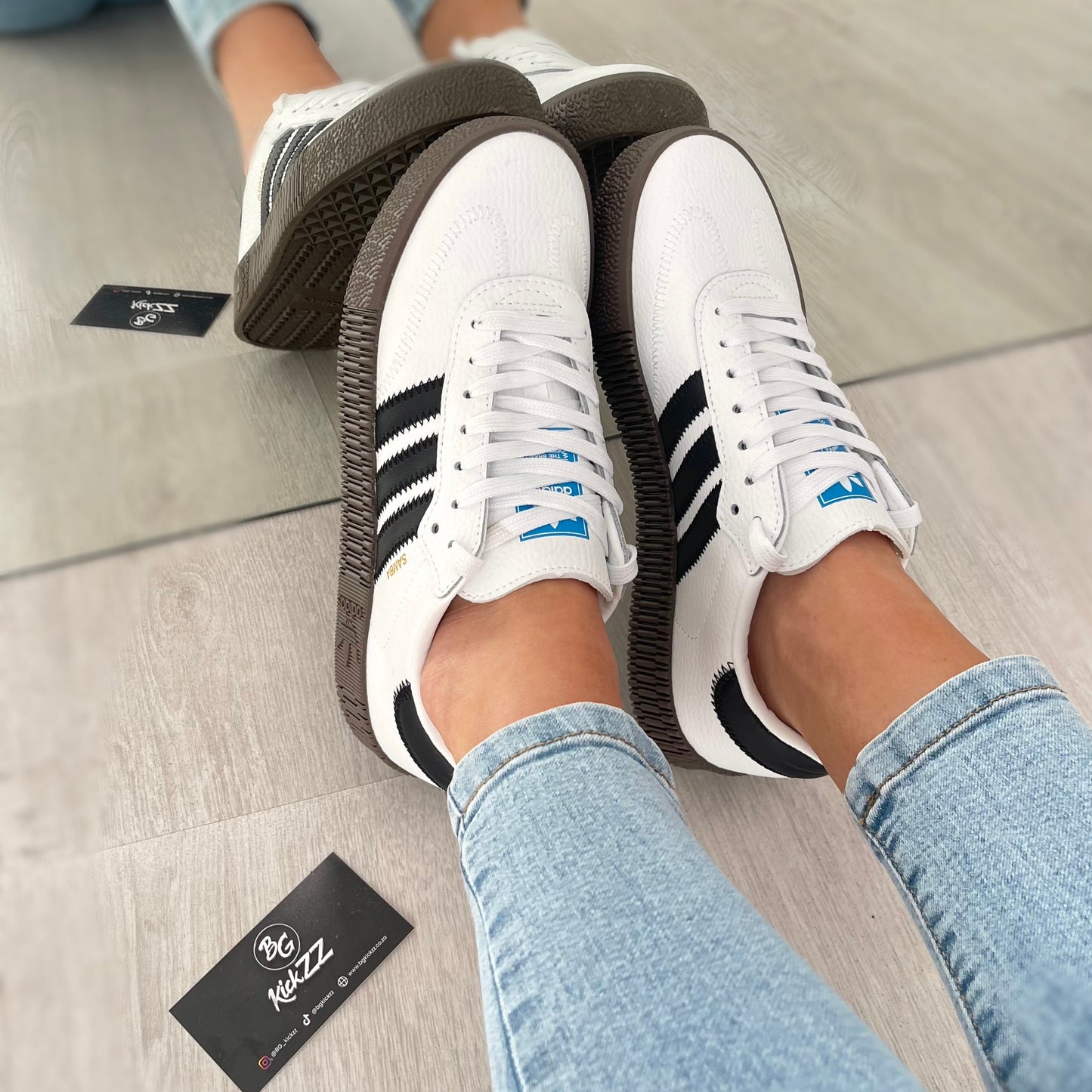 Adidas Samba Platform White