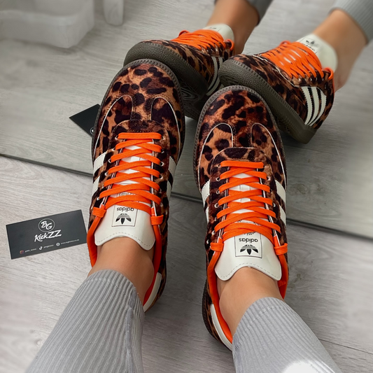 Adidas Samba Leopard print