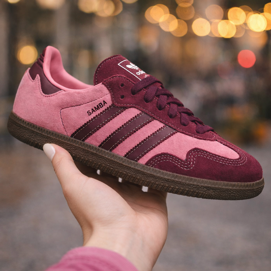Adidas Samba Pink Spark, Shadow Red.