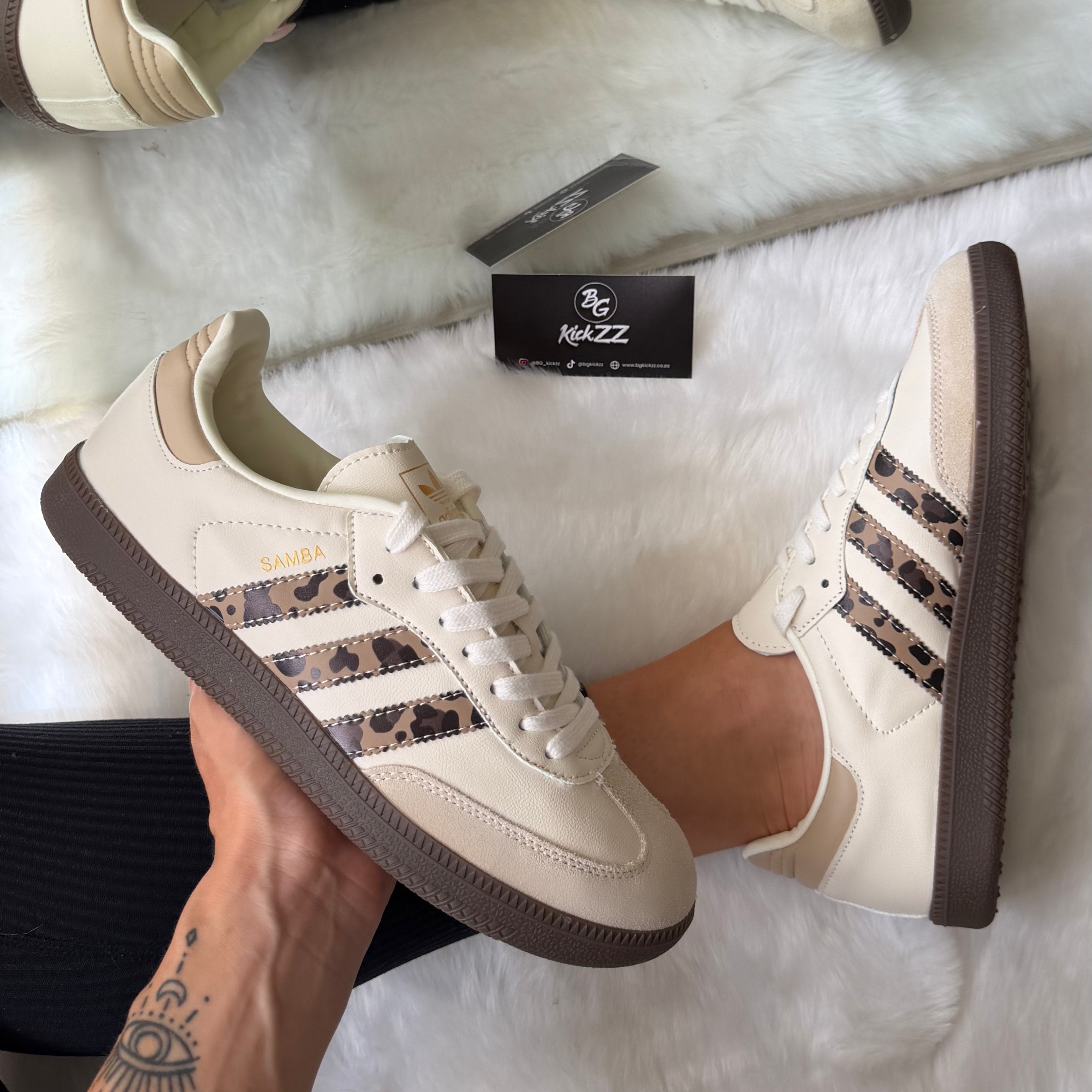 Samba Leopard Beige – BG Kickzz