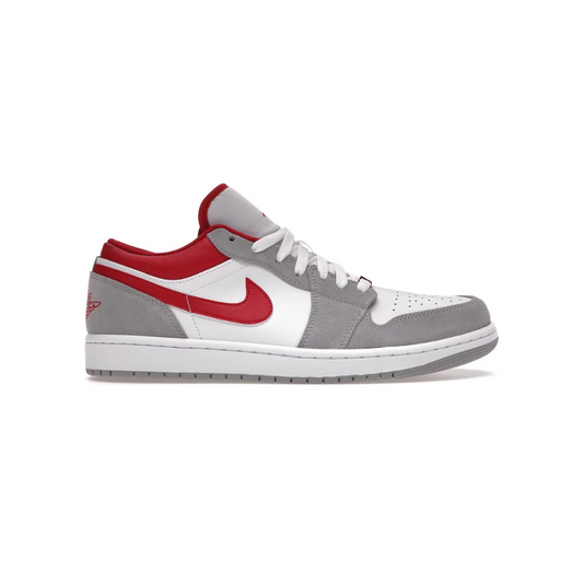 Jordan 1 low Grey/red