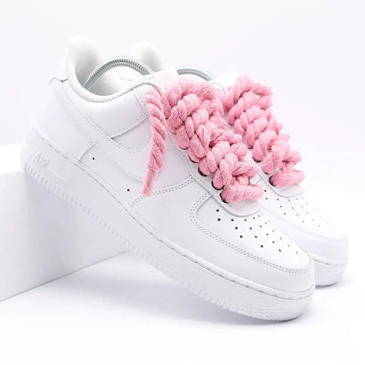 Air Force 1 Low Thick Rope Laces Pink