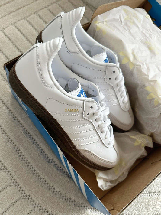 Adidas Samba White Nude