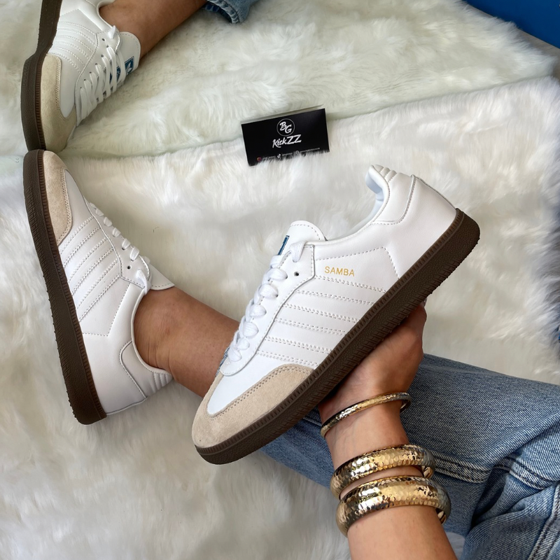 Adidas Samba White Nude