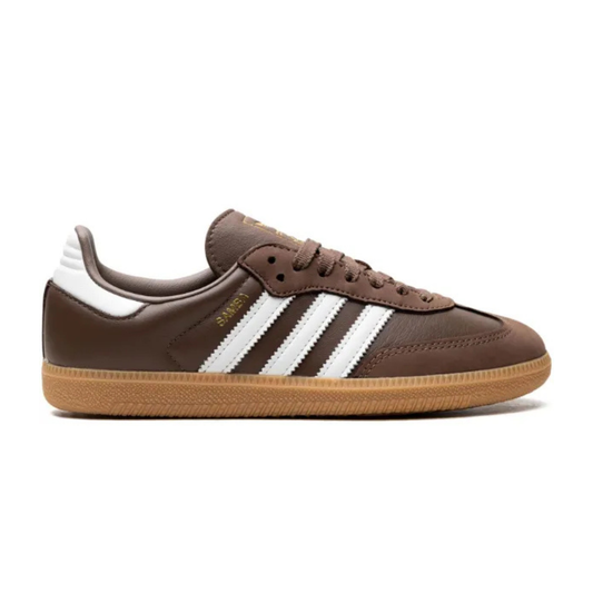 Samba Brown/White